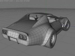 chevrolet corvette c3 3D Модель
