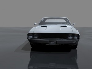 dodoge challenger 3D 모델