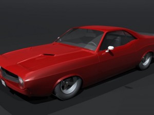 dodoge challenger 3D 모델