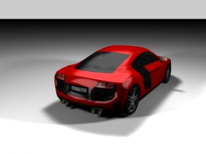audi r8 low 3D Model