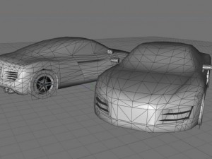 audi r8 low 3D Model