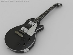 gibson les paul guitar 3D Модель