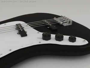 fender jazz bass 3D Model
