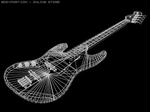 fender jazz bass 3D Model