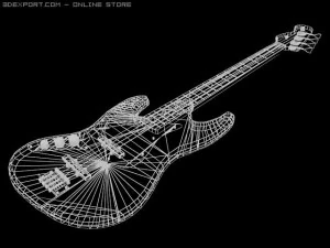 fender jazz bass 3D Model
