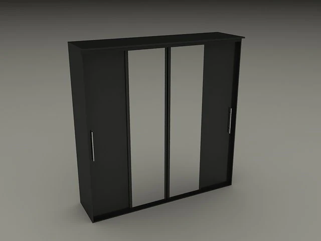 wardrobe 3D Model .c4d .max .obj .3ds .fbx .stl .blend 