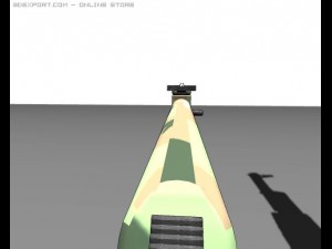 ak 47 low poly 3D 模型