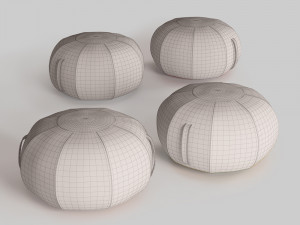 ottoman pouf Model 3D