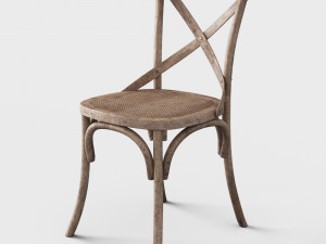 traditional dining set Model 3D