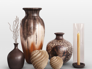 decoration set 01 Modelo 3D