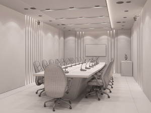 conference room 01 3D Model