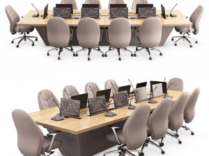 conference set 01 Modelo 3D