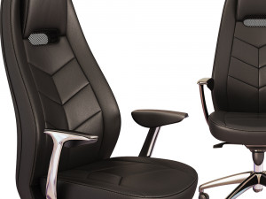Carbon Office Chair - Solenne Modello 3D