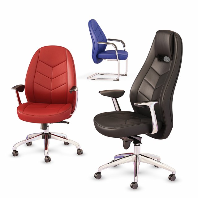 Carbon Office Chair - Solenne Modello 3D .c4d .max .obj .3ds .fbx .stl .blend 