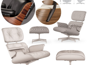 Eames lounge chair 3D Модель