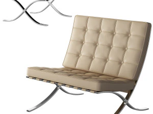 Barcelona Chair 3D Model