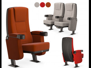 Cinema Chair 01 Model 3D