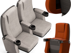 Cinema Chair 01 3Dモデル