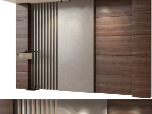 Decorative Wall Panel 02 Model 3D