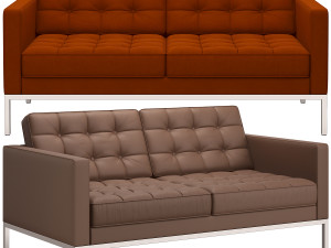 Florence Knoll Relaxed Settee Modello 3D