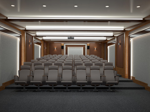 Cinema Hall 01 Modelo 3D