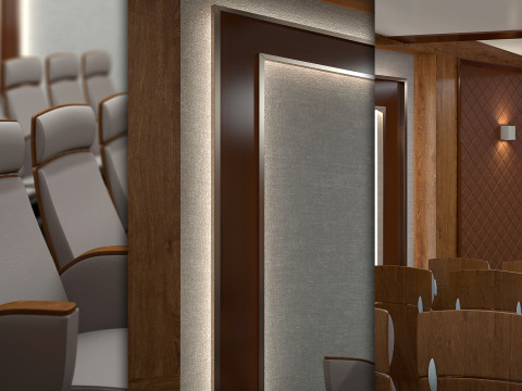 Cinema Hall 01 Modelo 3D