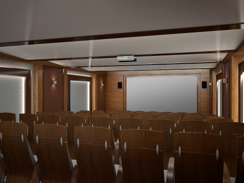 Cinema Hall 01 Modelo 3D