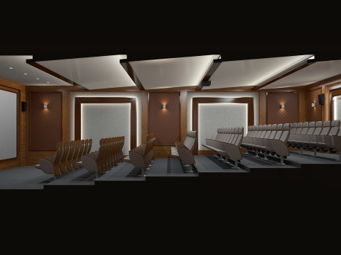 Cinema Hall 01 Modelo 3D