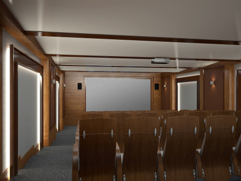 Cinema Hall 01 Modelo 3D