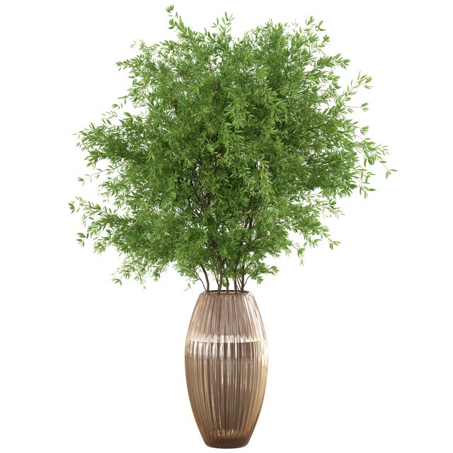 Bouquet - Green plant 01 3D Model .c4d .max .obj .3ds .fbx .stl .blend 