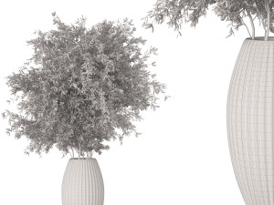 Bouquet - Green plant 01 3D Model