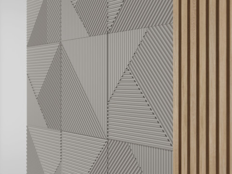 Decorative Wall Panel 03 Model 3D