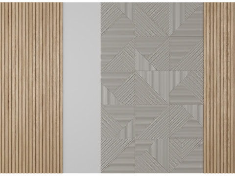Decorative Wall Panel 03 3D 模型