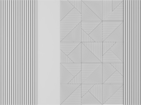 Decorative Wall Panel 03 3D 模型
