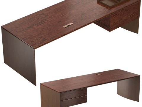 Boss Desk - Linha Studio 3D Model
