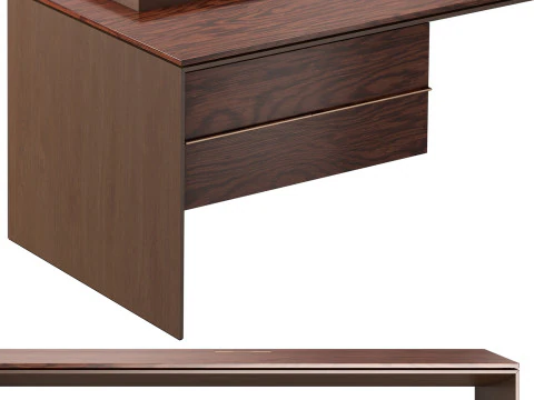Boss Desk - Linha Studio 3D Model