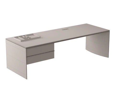 Boss Desk - Linha Studio 3D Model