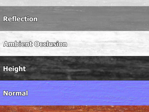 Materiale tagliato in vena di travertino rosso CG Textures