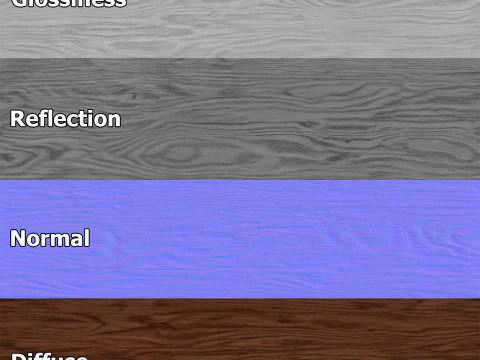 Wood Material 03 - Palisander Santos Veneer CG Textures