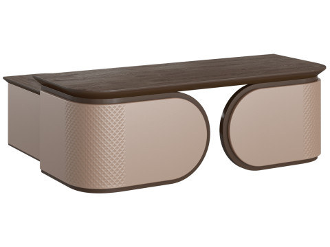 लक्जरी कार्यकारी कार्यालय डेस्क 02 3D मॉडल