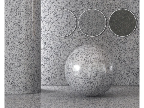 Salz- und Pfeffergranitmaterial CG Texturen