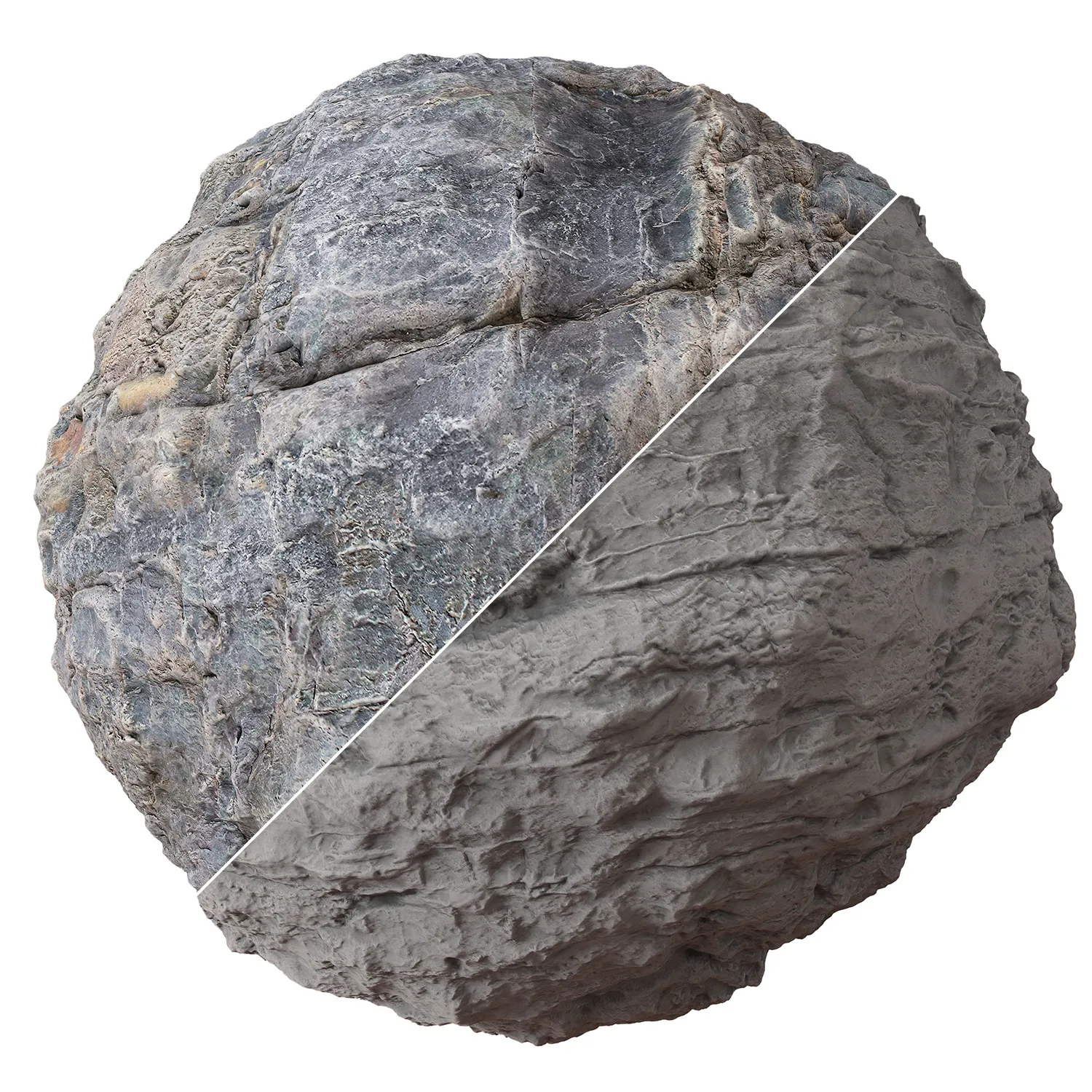 Natural Rock Cliff Material CG Textures .c4d .max .obj .3ds .fbx .stl .blend 