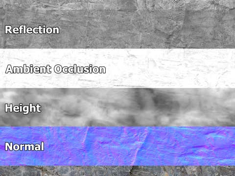 Natural Rock Cliff Material CG Textures