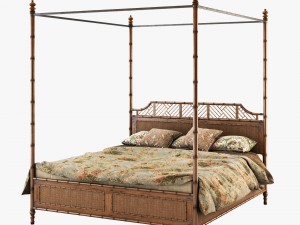 lexington tommy bahama island estate bed 3D Model