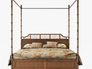 lexington tommy bahama island estate bed 3D Model