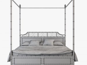 lexington tommy bahama island estate bed 3D Model