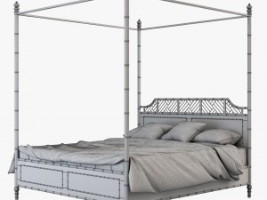 lexington tommy bahama island estate bed 3D Model