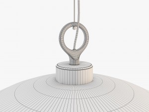 cratebarrel rodan pendant light 3D Model