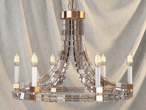 gramercy mirayn chandelier 3D Model