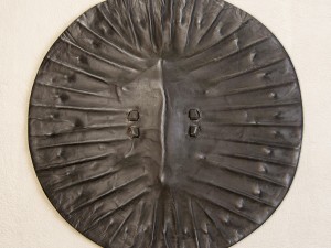 restoration hardrware konso leather shield 3D Модель